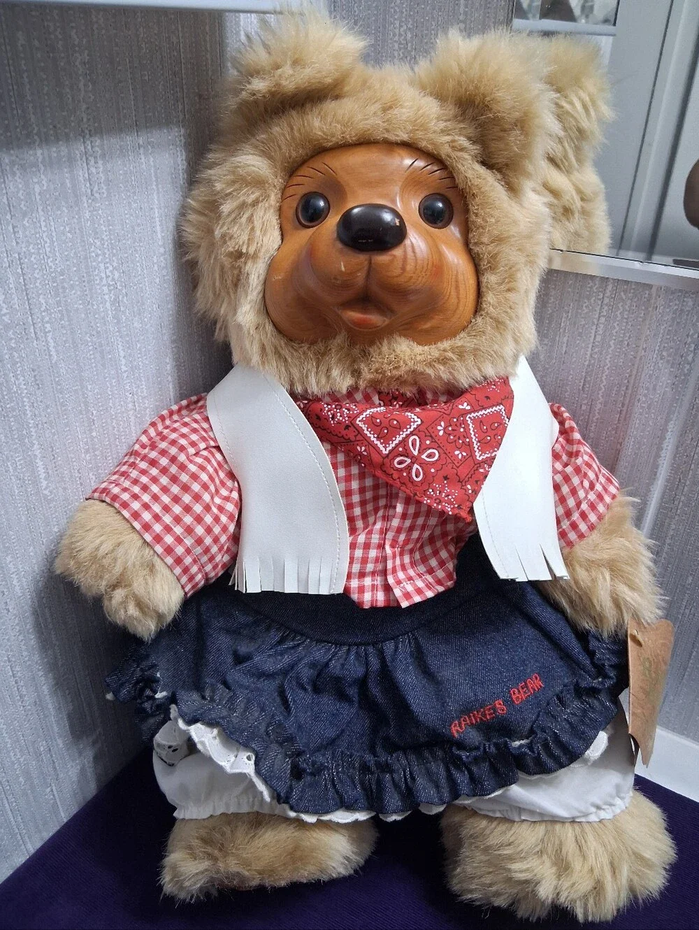Vintage Signed Robert Raikes Bear BONNIE 16" Limited Edition - Picture 5 of 10